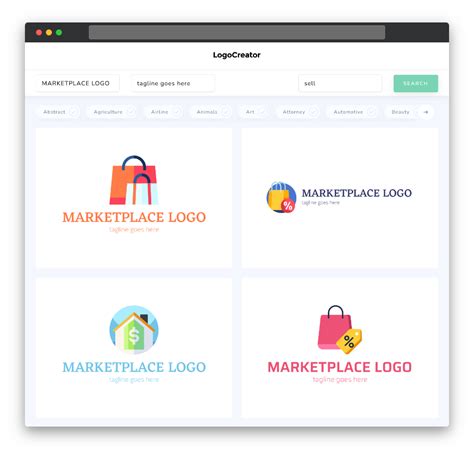 Marketplace Logo Design: Create Your Own Marketplace Logos