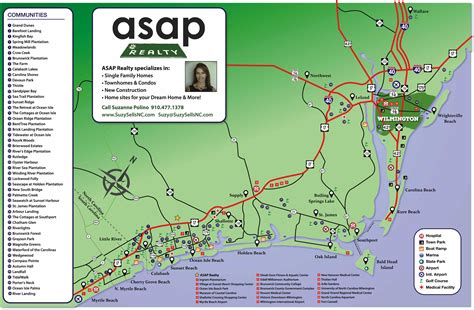 Area Map Coastal NC | Suzanne Polino REALTOR - Suzanne Polino, ASAP Realty