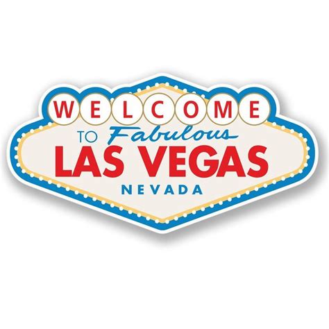 2 x Las Vegas Sign Vinyl Sticker #4349 | Pegatinas para imprimir gratis ...