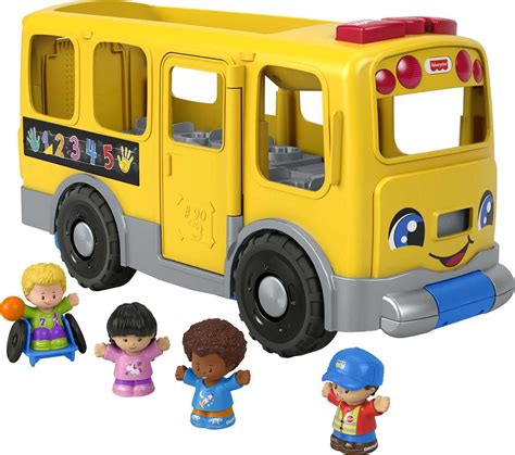 Buy Fisher-Price Little People Big Yellow Bus, musical push and pull ...