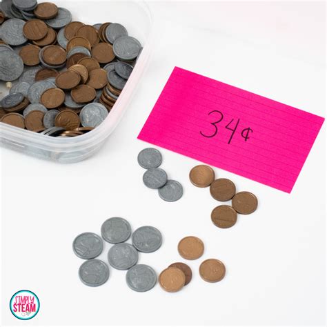 3 Easy Money Counting Games - Simply STEAM Education