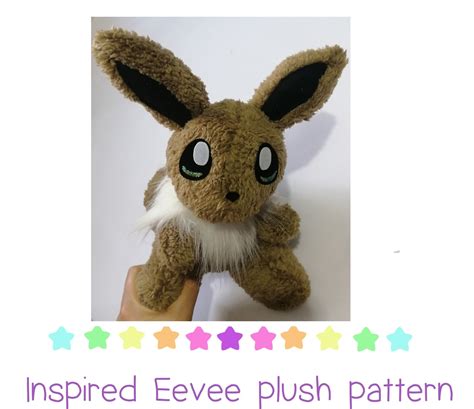 Inspired Eevee Plush Pattern | Etsy