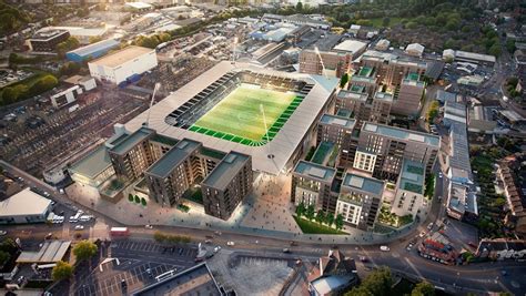 AFC Wimbledon stadium unveiled along with 600 new flats in first images | Daily Mail Online