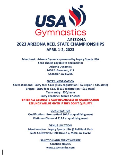 2023 State, Regional and National Meets - Arizona Dynamics