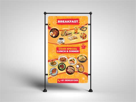 Outdoor Banner Design For Restaurant on Behance