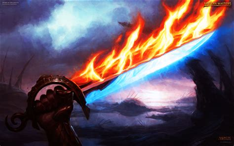 MTG: Sword of Fire and Ice (Background) by Privarones on DeviantArt