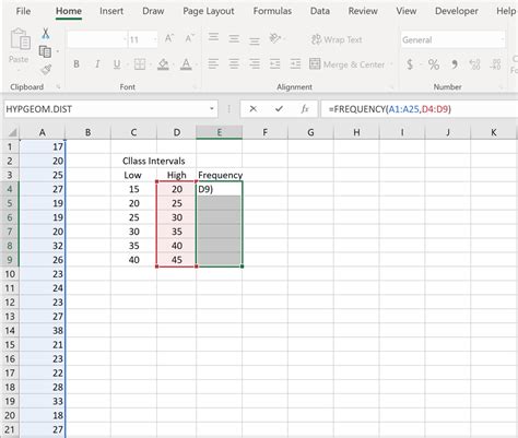 Frequency Table Excel | Hot Sex Picture