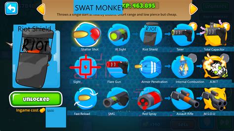 Tower Idea: SWAT Monkey! : r/btd6