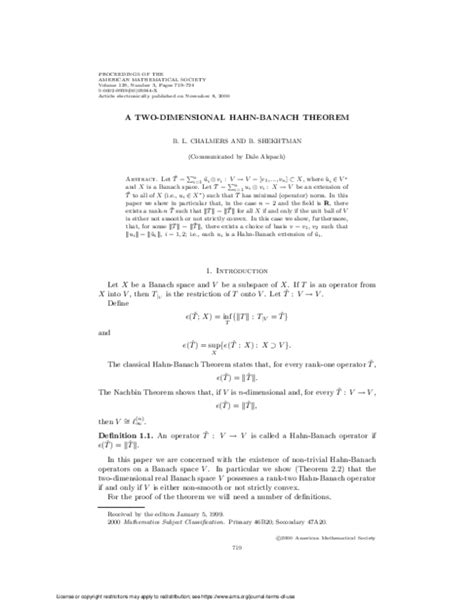 (PDF) A two-dimensional Hahn-Banach theorem | Boris Shekhtman - Academia.edu