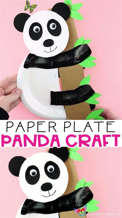 How to Make a Paper Plate Panda Bear Craft Paper Plate Panda Bear Craft ...