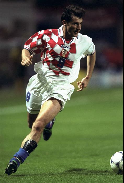 Download Davor Suker Croatia Football Match Wallpaper | Wallpapers.com