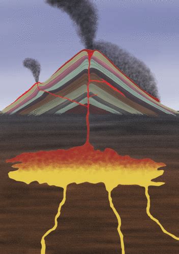 Volcano Magma Chamber