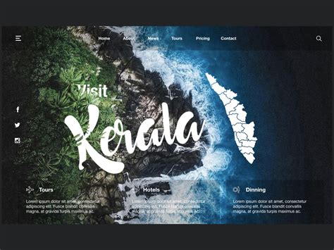 Kerala Tourism by Soham on Dribbble