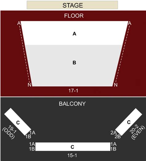 Mercury Theater, Chicago, IL - Seating Chart & Stage - Chicago-Theater.com