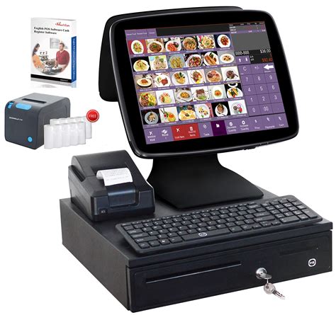 Buy MEETSUN A3D Windows All in one Cash Register POS Terminal Touch Screen Restaurant Point of ...