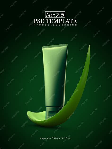 Premium PSD | Product packaging psd template