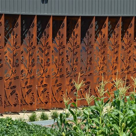 Corten Steel Laser Cutting Fencing Screen Panels For Landscape - Buy Decorative Laser Cut Panels ...