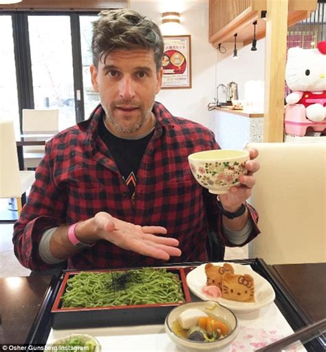 Osher Gunsberg takes his wife to Hello Kitty cafe in Japan | Daily Mail ...