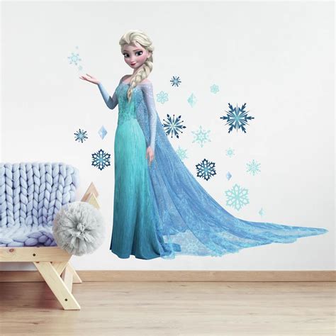 Frozen Elsa Giant Wall Decals with Glitter – RoomMates Decor