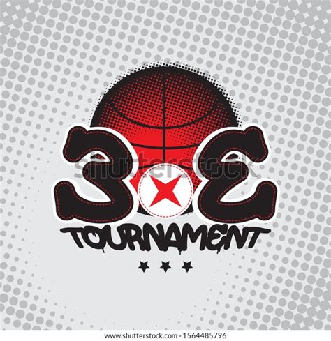 3x3 Basketball Tournament Logo Concept Stock Vector (Royalty Free) 1564485796 | Shutterstock