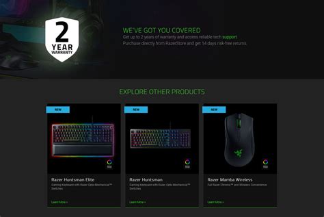 Razer BlackWidow Elite RGB Gaming Mechanical Keyboard Black