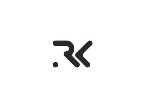 RK Monogram II in 2020 | Initials logo design, Typographic logo design, Identity design logo