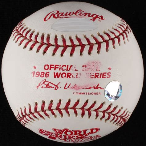 Bill Buckner & Mookie Wilson Signed 1986 World Series Baseball (MLB ...