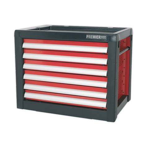 Sealey Tool Chest, Sealey Premier®, Red, 6-Drawers, 535 x 690 x 465mm ...