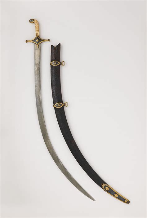 Saber with Scabbard | Persian | The Metropolitan Museum of Art