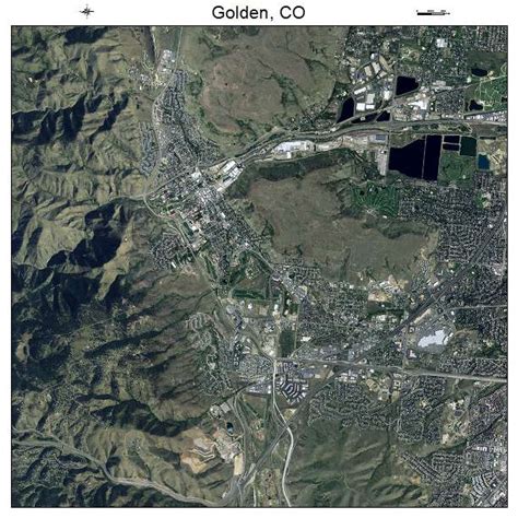 Aerial Photography Map of Golden, CO Colorado