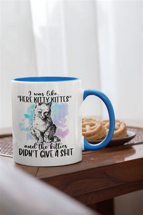 Funny Cat Coffee Mug, Camp Mugs, Funny Cat Gift, Crazy Cat Lady, Cat ...