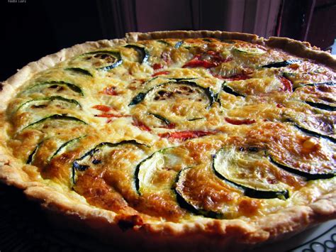 Courgette & Tomato Summer Quiche