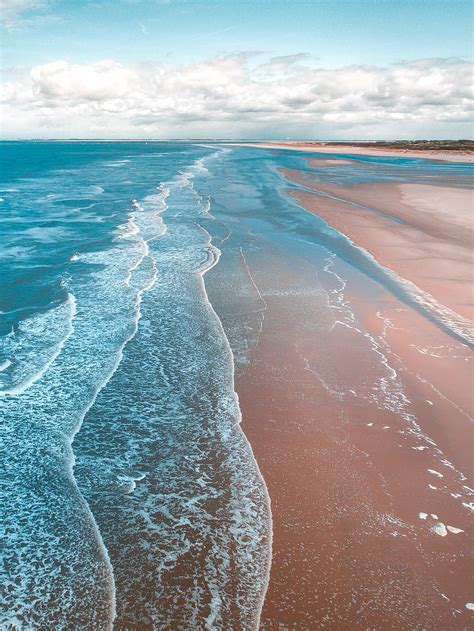 HD wallpaper: empty seashore, aerial photo of beach during daytime, iphone backgrounds ...