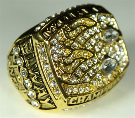 John Elway Denver Broncos High Quality Replica 1999 Super Bowl XXXIII Championship Ring with ...