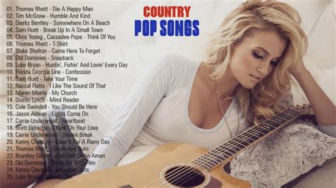 Country POP Songs Playlist 2017 - Best Pop Country Songs - YouTube