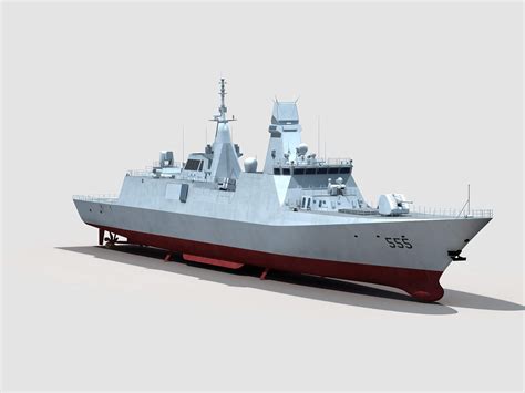 Quinzhou Type 054B Frigate - 3D Model by pxfpxd