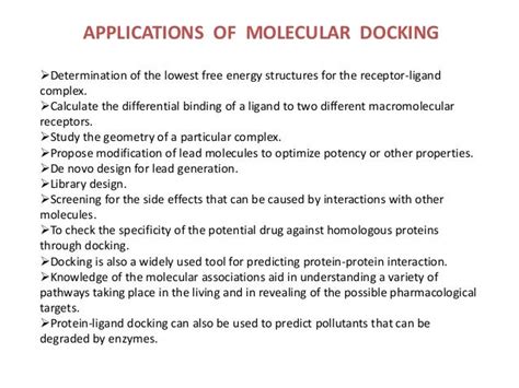 Basics Of Molecular Docking