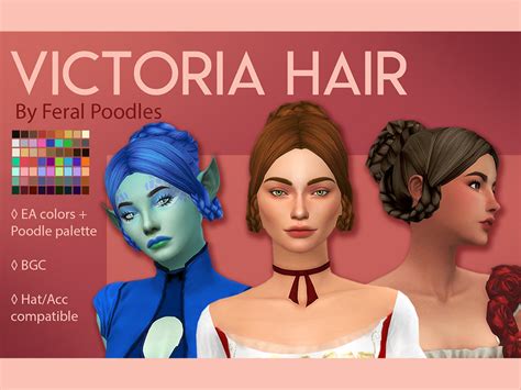 The Sims Resource - Victoria Hair