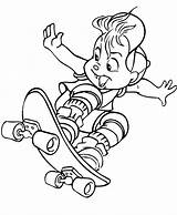 Skateboard Coloring Pages sketch template
