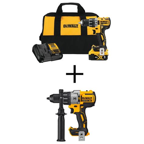 DEWALT 20-Volt Maximum XR Cordless Brushless 1/2 in. Drill/Driver Kit ...