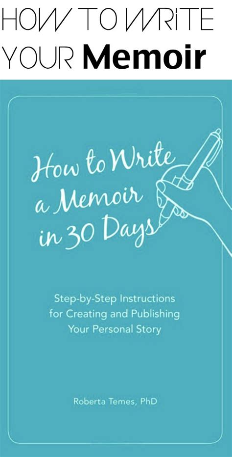 How to Write Your Memoir in 30 Days is a great book to help you write ...