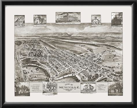 Newville PA 1903 | Vintage City Maps