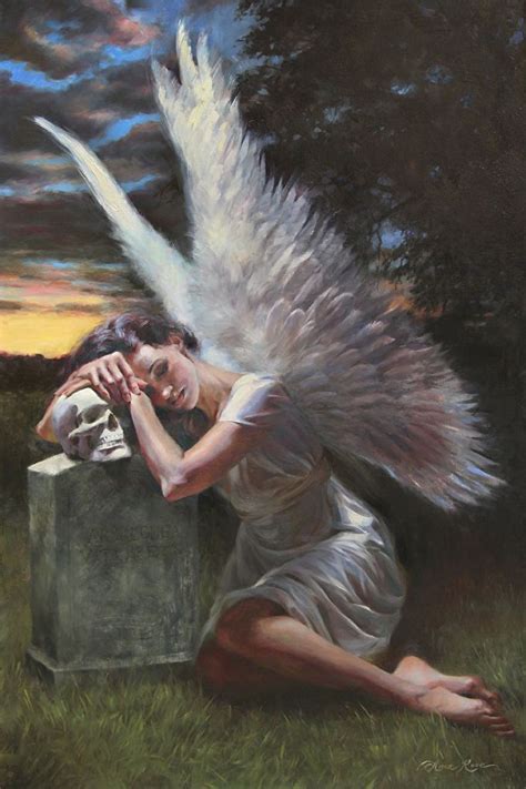 Paintings By Anna Rose Bain | Angel painting, Angel art, Angel pictures