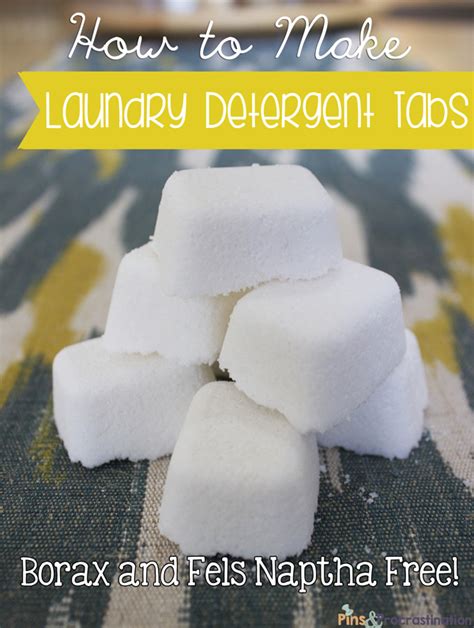 How to Make Laundry Detergent Tabs (Without Borax and Fels Naptha) - Pins and Procrastination