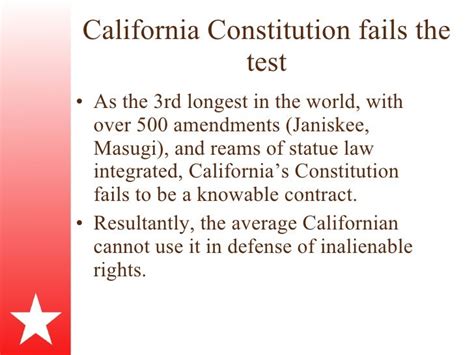 New California Constitution