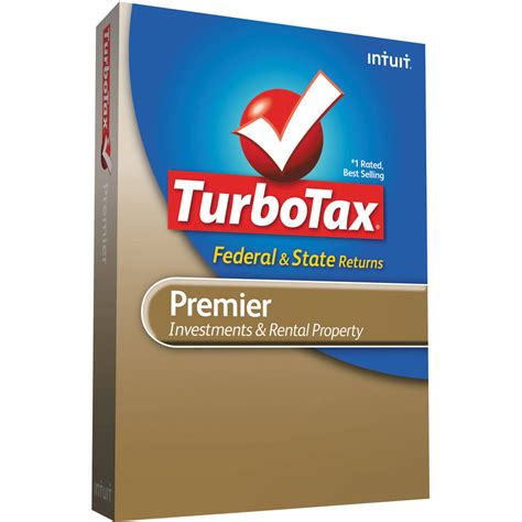 Intuit TurboTax Premier Federal + E-File + State 0420489 B&H