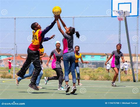 Diverse Children Playing Netball at School Editorial Stock Photo - Image of goal, field: 119475788