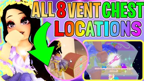 All 8 CHEST LOCATIONS in VENT MAZE (Full Tutorial!) // Royale High Campus 3 Bathing Quarters ...