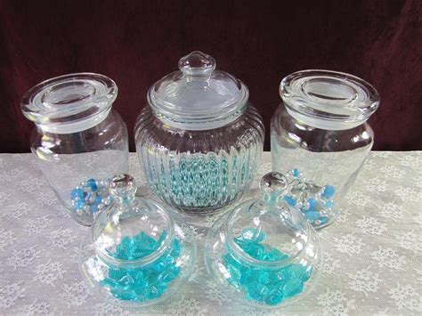 Wedding Candy Buffet Jar Collection Vintage Apothecary Storage