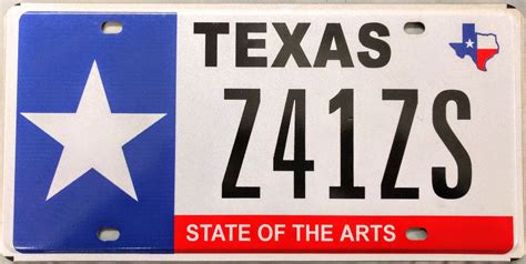 Temporary Texas License Plate Printable